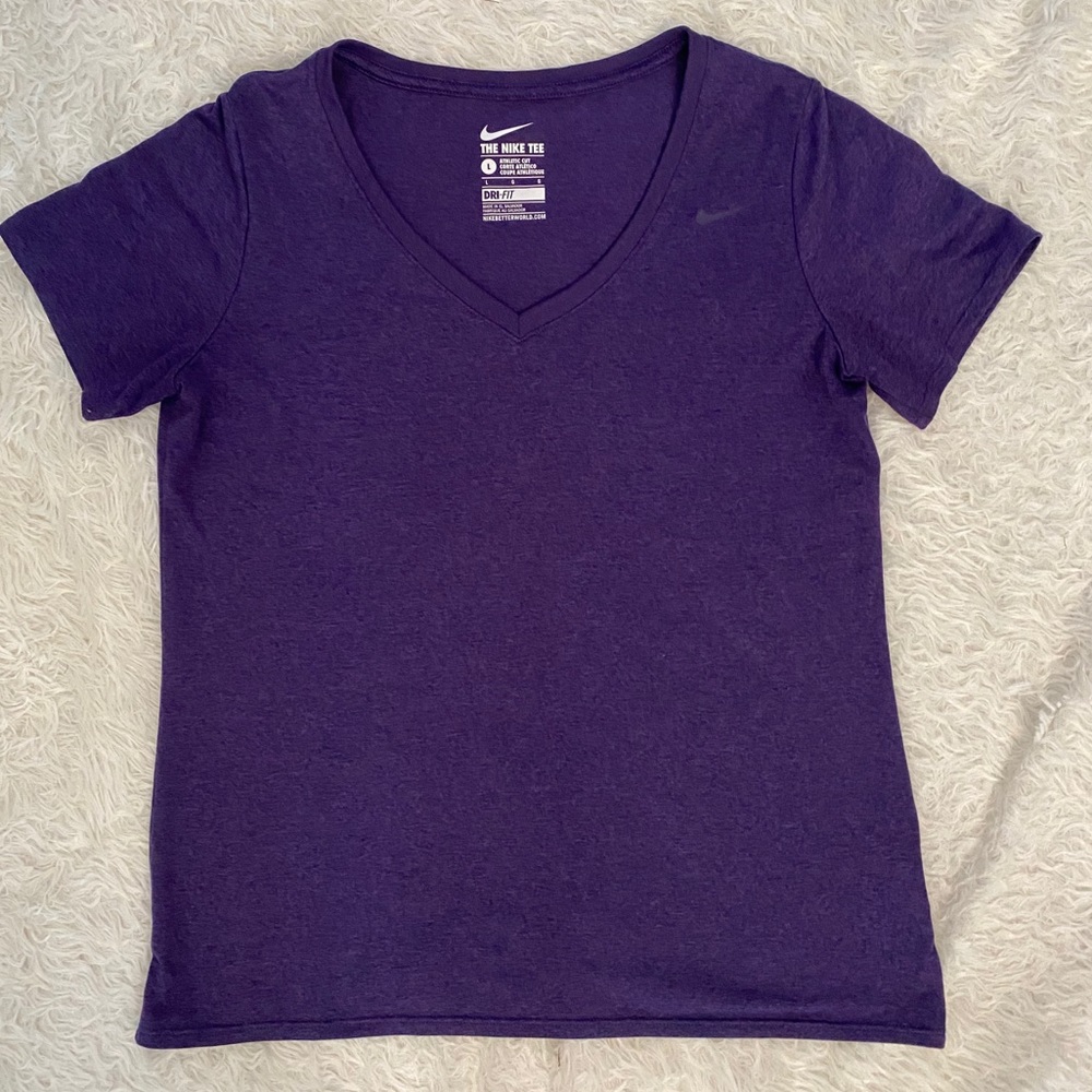 Purple Nike Dri-fit tee